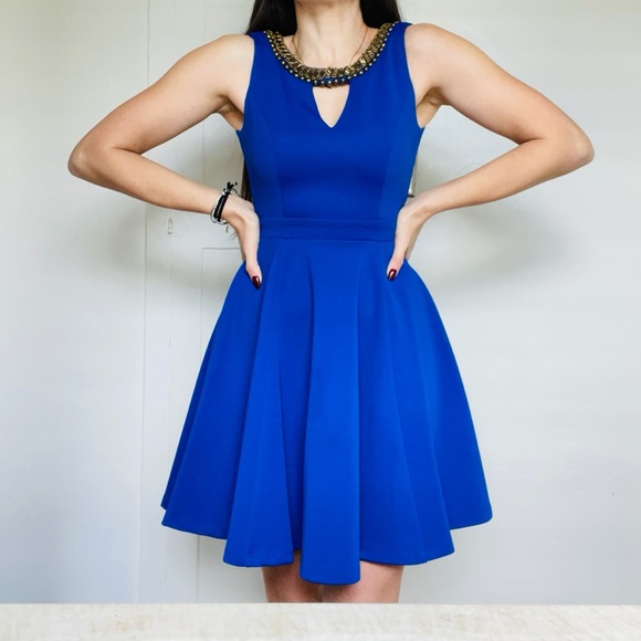 XOXO blue dress - Picture 2 of 5